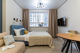 Студия для 3-х гостей на 8 марта 204д на 1 этаже (199/2), Апартаменты ApartmentsHomeМалышева42, Екатеринбург