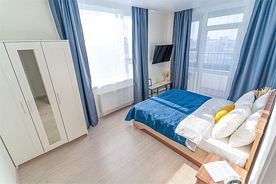 Евродвушка с угловой спальней на Фрунзе 31, Апартаменты ApartmentsHomeМалышева42, Екатеринбург