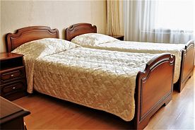 Бюджетный номер с двумя раздельными кроватями (блок, санузел  на 2 комнаты), Гостиница Валс, Москва