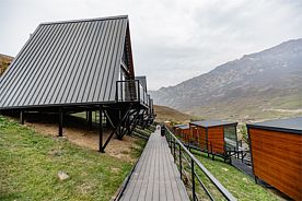 A-Frame 5-местный, Отель Mountain Saniba Eco Hotel, село Даргавс
