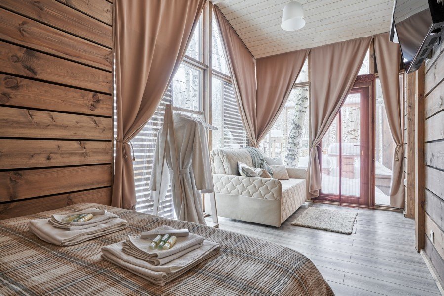 Глэмп хаус 4-местный 1-комнатный (№2, Малиновка)