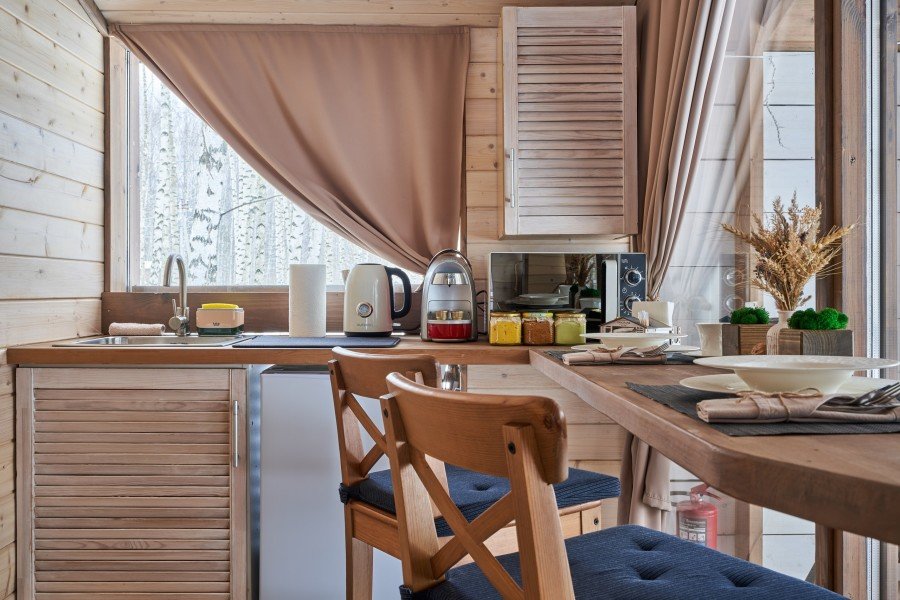 Глэмп хаус 4-местный 1-комнатный (№2, Малиновка)