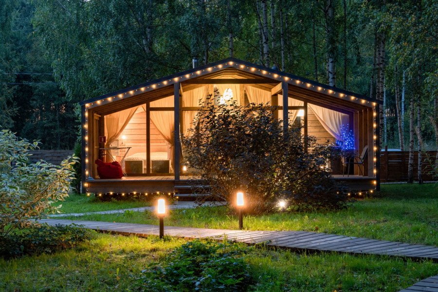 Глэмп хаус 4-местный 1-комнатный (№2, Малиновка)