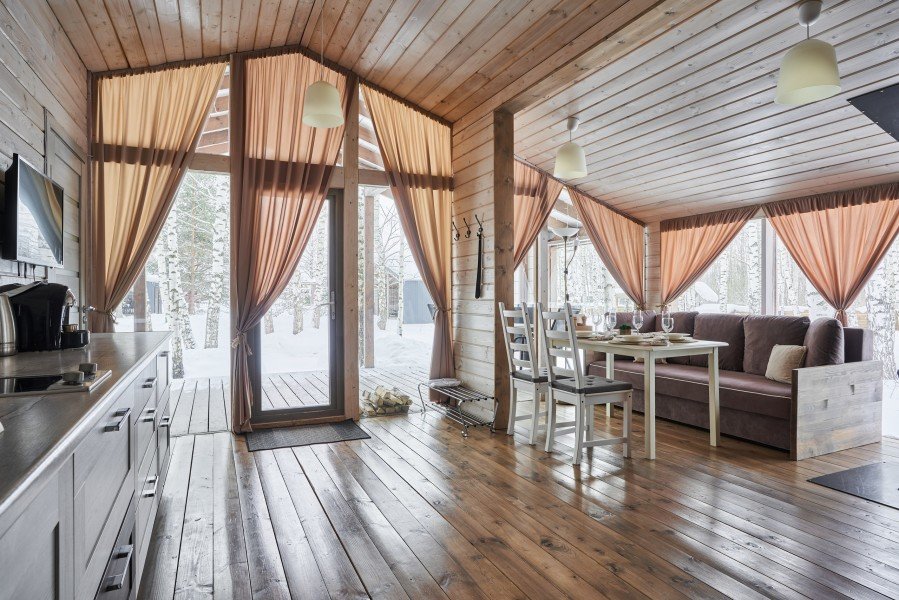 Глэмп хаус 4-местный 1-комнатный (№3, Иволга)