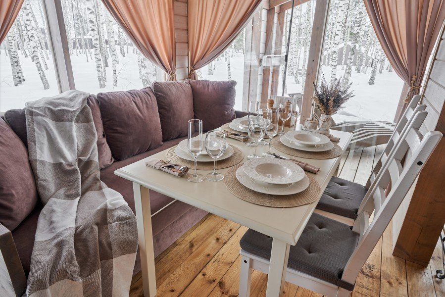 Глэмп хаус 4-местный 1-комнатный (№4, Зорянка)