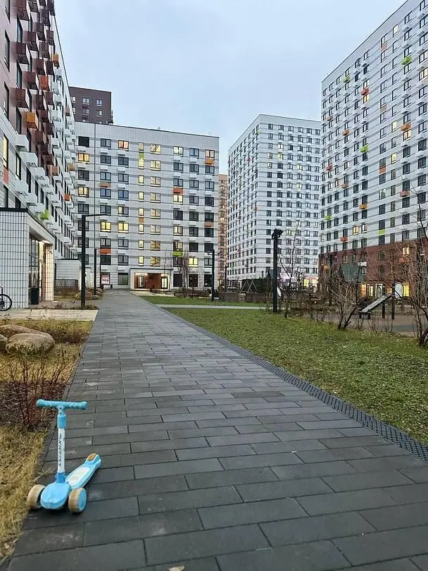 Апартаменты Студия около метро Потапово, поселок Коммунарка, Московская область
