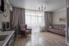Семейные апартаменты с видом на море  Номера домов: ул. Пляж Омега 4-5, Гостиница Омега апартаменты, Севастополь
