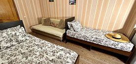 3х местный номер стандарт с французским балконом, Мини-отель Морская чайка Ливингстон, Джемете