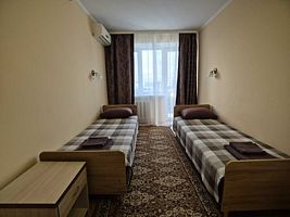 Номер 2-местный 1-комнтаный 6-этажный корпус, Пансионат Украина-1, Феодосия