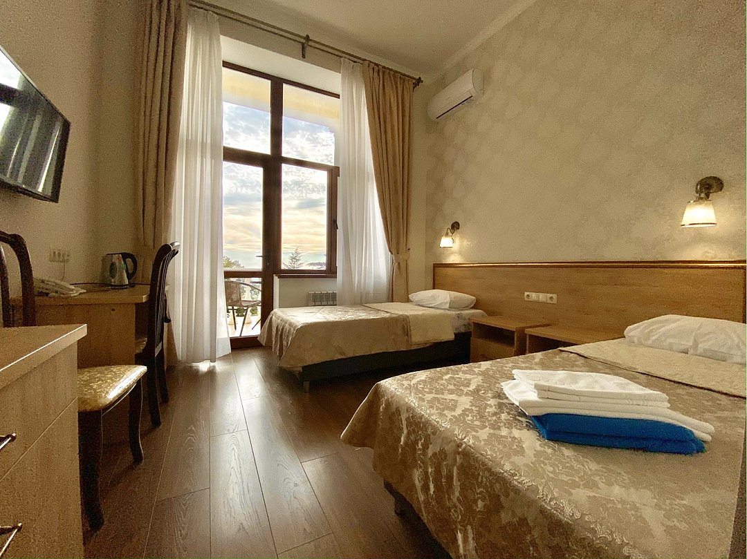 Стандартный 2-местный 1-комнатный (с балконом корпус №1)