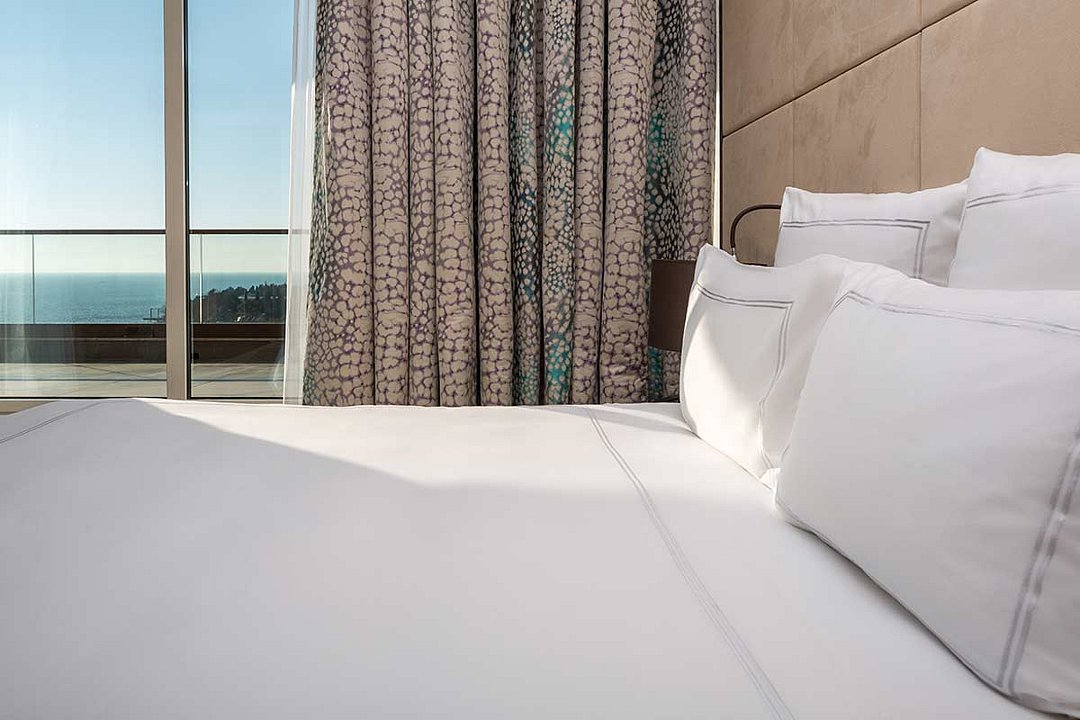 Номер Terrace Suite 2-местный 2-комнатный (с видом на море, с террасой, гостиной и с двуспальной кроватью)