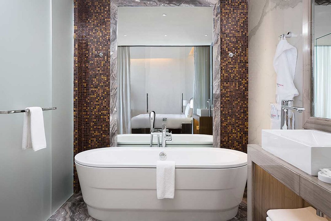 Номер Terrace Suite 2-местный 2-комнатный (с видом на море, с террасой, гостиной и с двуспальной кроватью)
