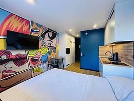 Стандарт  с 1 двуспальной кроватью, Гостиница Freedom apart hotel, Екатеринбург