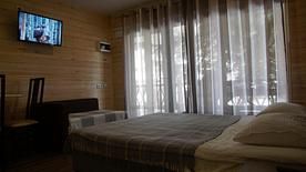 Номер-студия с двухспальной кроватью king size и диван-кровать Номера домов: -, Апарт-отель Дом Мечты , Архыз