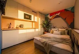 Стандарт с 1 двуспальным диваном, Гостиница Freedom apart hotel, Екатеринбург