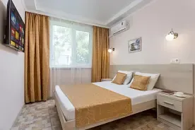 Двухместный номер с кухней Корпус А Комфорт 2-room (двуспальная кровать), Отель Русич, Анапа