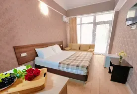 Комфорт 4-местный с общей террасой, Пансионат Уральские самоцветы, Анапа