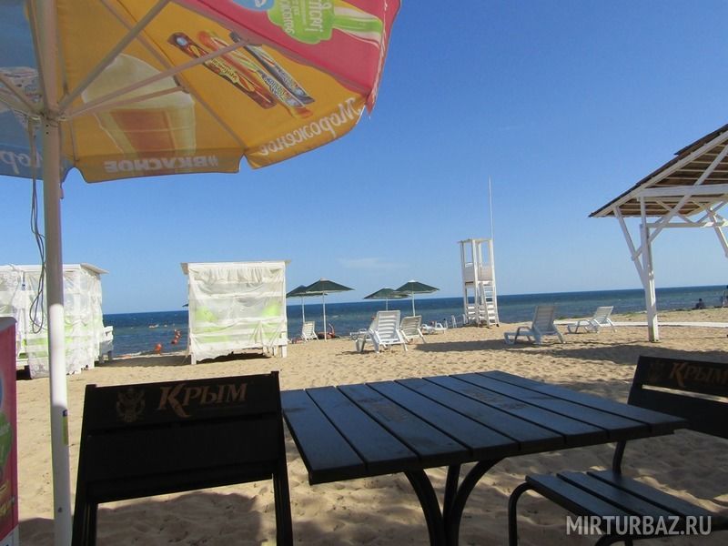 Пляж на Черном море — Апартаменты «На Шеломеевской», Ялта