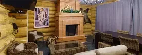 4-х местный - Коттедж -  Горячие камни, Эко-отель Романов лес, Лунево