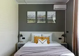 Двухместный номер в русском кантри стиле Deluxe с диваном с балконом (двуспальная кровать), Эко-отель RP Bergamo, Красная поляна