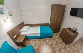 Одноместный Комфорт с террасой в ЭКО-корпусе, Эко-отель Южный бриз, Анапа