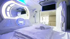 1-но местный стандарт капсула, CapsLock капсульный хостел, Казань