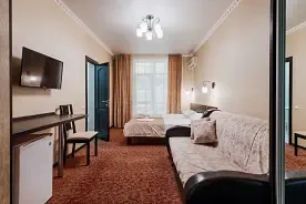 Четырёхместный номер Стандарт, Отель Скиф, Лазаревское