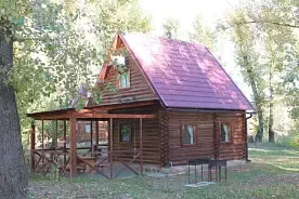 3-x местный - Домик Сруб 15, Парк-отель Пересвет, Средняя Ахтуба