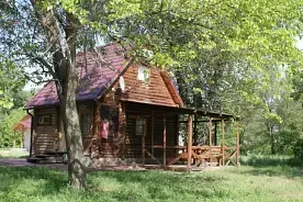 3-x местный - Домик Сруб 16, Парк-отель Пересвет, Средняя Ахтуба