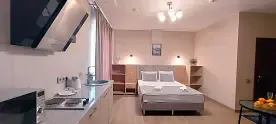 Четырёхместный люкс с 2 комнатами с красивым видом из окна, Отель 777, Кабардинка