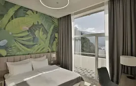 2-x местный стандарт с балконом, вид на море, Отель Garden Resort Gagra, Гагра