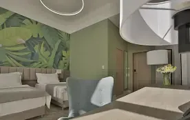 2-x местный комфорт без балкона, вид на море, Отель Garden Resort Gagra, Гагра