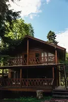 Номер-студия с двуспальной кроватью king size и диван-кровать с гардеробной, Апарт-отель Дом Мечты , Архыз