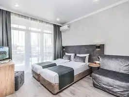 2-x местный стандарт 1 этаж с видом на парковку, Курортный отель Grigio, Анапа