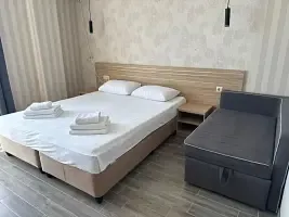 Двухместный номер Standard с балконом и с видом на море (двуспальная кровать), Отель Riviera Grand, Лермонтово
