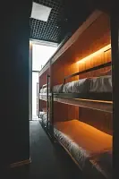 Кровать в общем номере (женский номер), Отель Мир Неба, Москва
