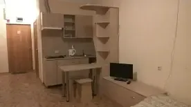 Кровать в общем номере (мужской номер), Гостиница Сибпромстрой, Сургут
