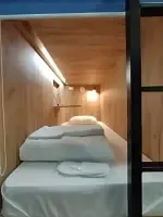 Двухместная капсула (двуспальная кровать), Хостел Бадарум, Москва