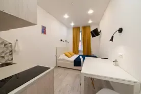 Двухместные апартаменты Comfort (двуспальная кровать), Апарт-отель Комплекс апартаментов У Московского вокзала, Санкт-Петербург