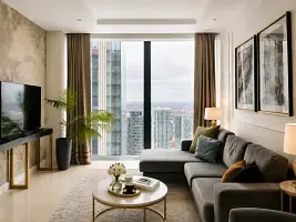 Люкс Дизайнерский 40 этаж с 2 комнатами, Апарт-отель ИнПремиум, Москва