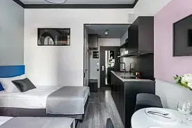 Двухместный номер Comfort (двуспальная кровать), Отель Greenfeel Лермонтовский, Санкт-Петербург