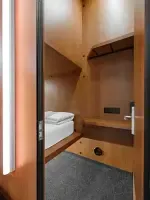 Номер без окна (нижний) Мини Инь-янь, Хостел GettSleep SVO терминал B общая зона, Москва