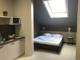 Двухместный номер Standard Мансарда (двуспальная кровать), Апарт-отель Puding Apart, Курагинский район