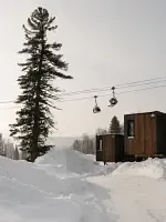 Modular House Blue & Green "4" с видом на горы, Отель Горная деревня Воздух, Шерегеш