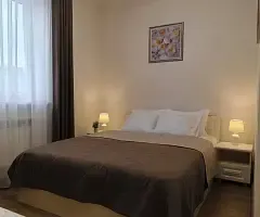 Двухместный люкс Панорама (двуспальная кровать), Отель Заря, Пенза