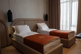 Двухместный номер Deluxe с видом на море (2 отдельные кровати), Отель Costa Brava, Каспийск