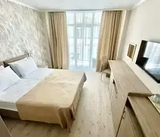 2-x местный стандарт Корпус 3 с балконом боковой вид на море, Парк-отель AMRA PARK-HOTEL & SPA, Гагра