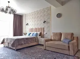 Двухместная студия с балконом и с видом на горы (двуспальная кровать), Мини-отель Мини-отель Подкумок, Ессентуки
