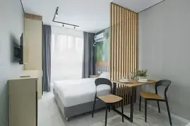 Двухместная студия (двуспальная кровать), Апарт-отель SunCity, Витязево