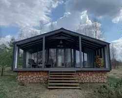 Дом у пруда с одной спальней, Эко-отель Джао Да!Ча, Рогозинино